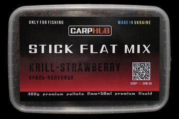 Stick Flat Mix 2в1 KRILL-STRAWBERRY (Криль-полуниця) + Liquid 50 ml  2932854904 фото