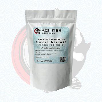 Насадка на карася для херабуни KOI FISH "Sweet biscuit Солодкий бісквід " 100 г 9765443454 фото