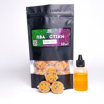 Готові ПВА стіки Цитрус спеції "Citrus spices" 10шт+Ліквід 50 мл 0016 фото