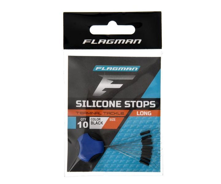 Стопори для жилки довгі Flagman Silicon Long Stops M 1506 фото