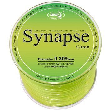 Волосінь Katran Synapse Citron 1000m (citron) 0.309mm 15.45lb/7.01kg				 5335 фото