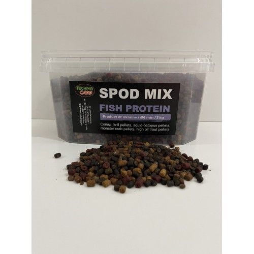 Spod Mix Fish Protein 6 мм 3кг 52 фото